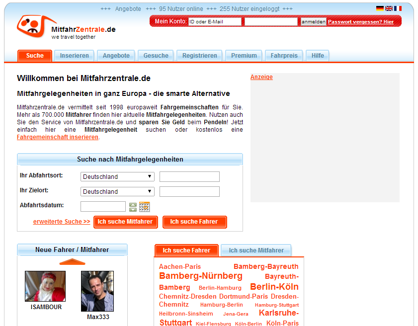 mitfahrzentrale.de