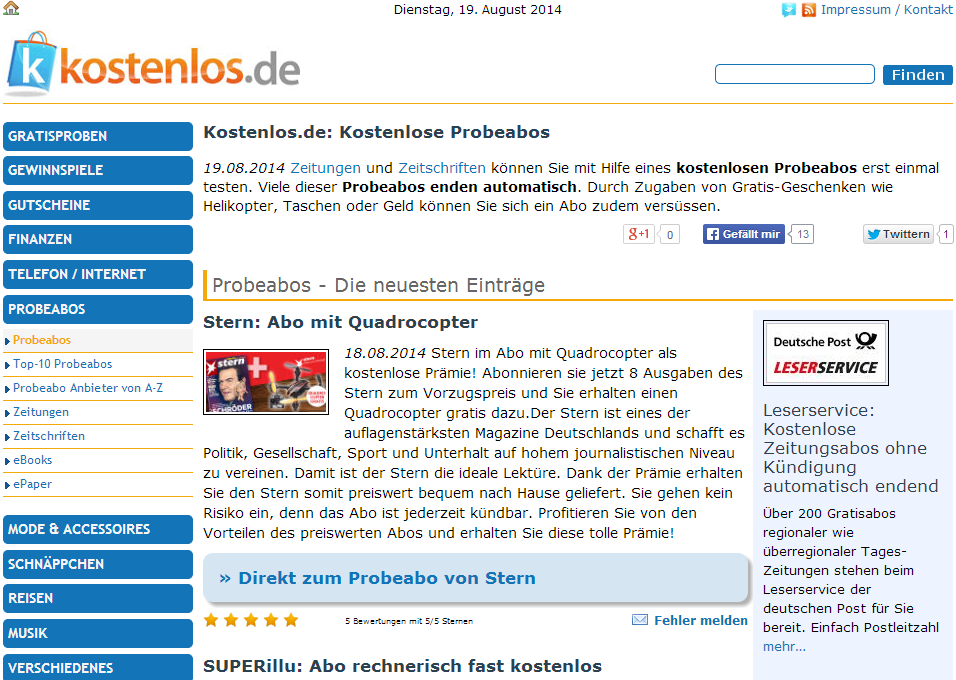 kostenlos.de